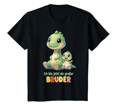Kinder Großer Bruder Dinosaurier T-Shirt - Ich Bin Jetzt EIN Großer T-Shirt von Großer Bruder Geschenk Geburt