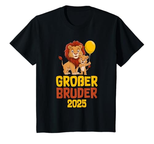 Kinder Großer Bruder 2025 Leo Geschwister T-Shirt Kinder Großer Bruder 2025 Leo Geschwister T-Shirt von Großer Bruder Geschwister tee
