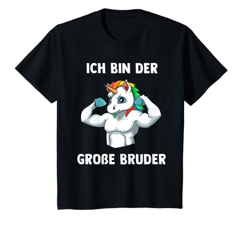 Kinder Einhorn Bruder Großer Bruder - Ich bin der Große Bruder T-Shirt von Großer Bruder Kleiner Bruder Einhorn T-Shirts