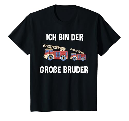 Feuerwehr Großer Bruder Jungen - Ich bin der große Bruder T-Shirt Feuerwehr Großer Bruder Jungen - Ich bin der große Bruder T-Shirt von Großer Bruder Kleiner Bruder Feuerwehrauto Shirt