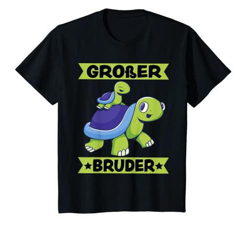 Kinder Großer Bruder 2023 Meeresschildkröte Süßes Schildkröten T-Shirt von Großer Bruder Schildkröte Geschenke für Kinder