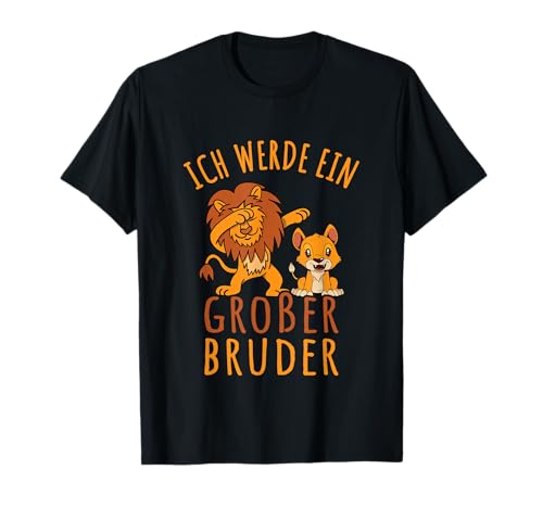 Kinder Löwe Spruch - Ich Werde Ein Grosser Bruder T-Shirt Kinder Löwe Spruch - Ich Werde Ein Grosser Bruder T-Shirt von Großer Bruder Superheld - Geburt & Babyparty