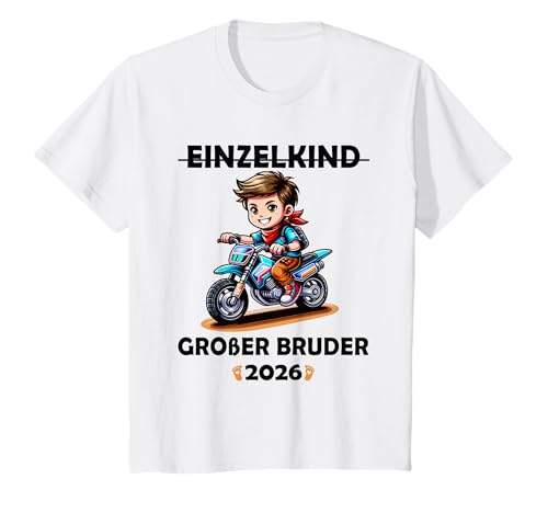 Kinder ich werde großer bruder 2026 Einzelkind T-Shirt Kinder ich werde großer bruder 2026 Einzelkind T-Shirt von Großer bruder 2026
