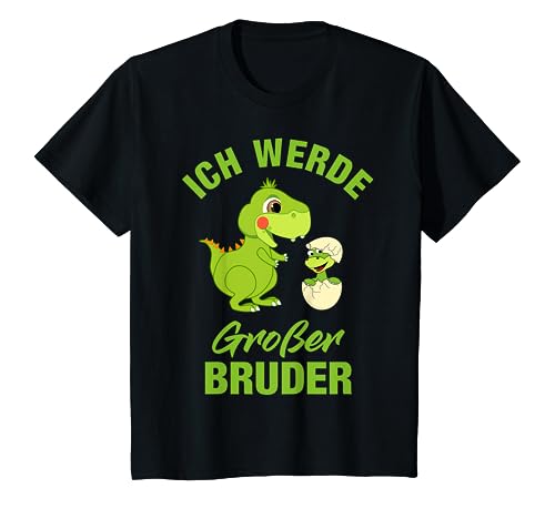 Kinder Ich werde Großer Bruder werden Dinosaurier Dino Ei Saurier T-Shirt Kinder Ich werde Großer Bruder werden Dinosaurier Dino Ei Saurier T-Shirt von Großer kleiner Bruder kleine Schwester Geburt Dino