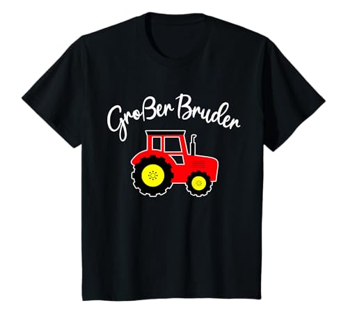 Kinder Großer Bruder Traktor Geschenk Partnerlook Brüder Bauernhof T-Shirt von Großer und kleiner Bruder Landwirt Bauer Geschenke