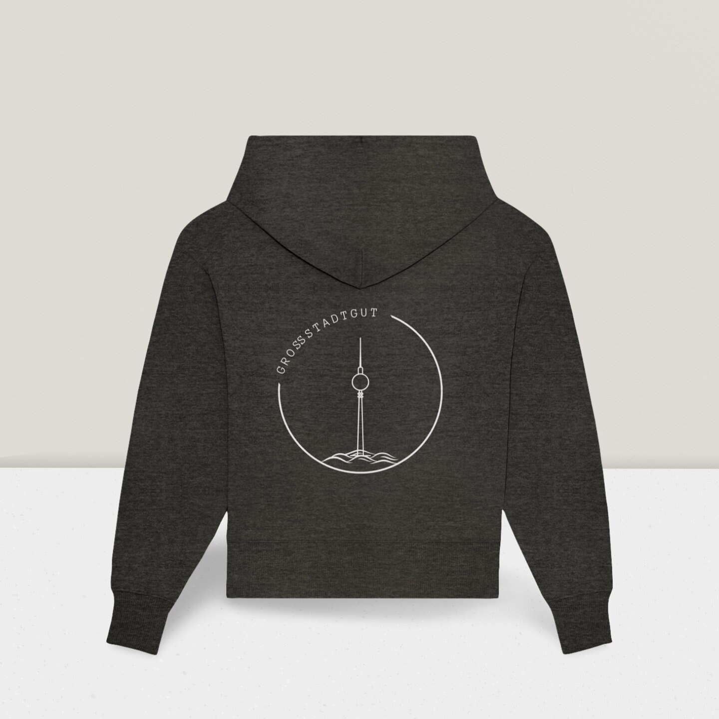 Oversize Hoodie Fair&vegan "Berlin" von GrossstadtgutShop