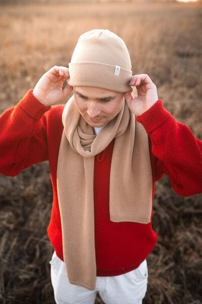 Grote Strick Leichter Schal LIEBESGRUND Bio-Baumwolle (kbA) GOTS von Grote Strick