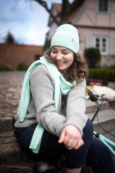 Grote Strick Leichter Schal LIEBESGRUND Bio-Baumwolle (kbA) GOTS von Grote Strick