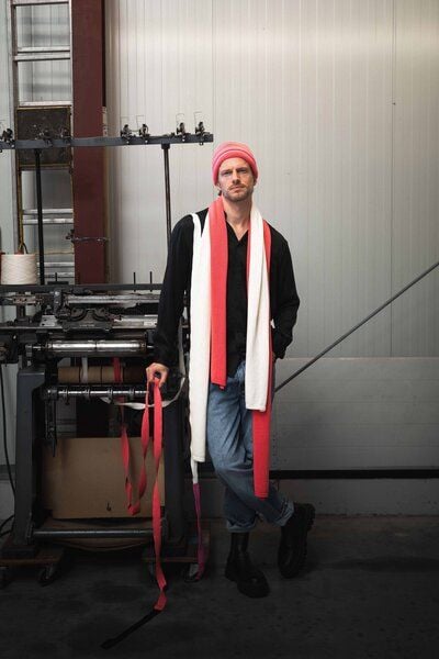 Grote Strick Leichter Schal LIEBESGRUND Bio-Baumwolle (kbA) GOTS von Grote Strick