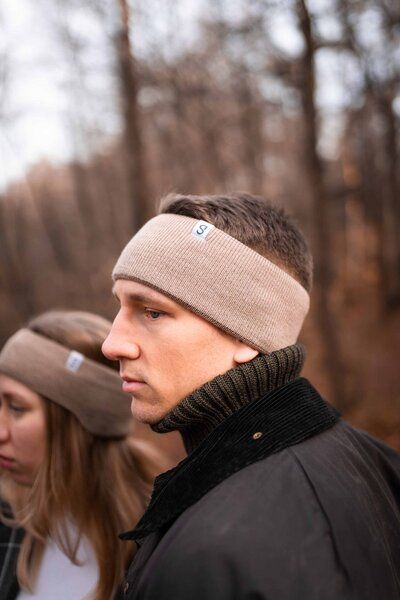 Grote Strick Stirnband ALTER KRAN GOTS-zertifizierte Merinowolle von Grote Strick