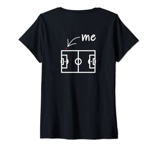 Damen Groundhopping und Groundhopper T-Shirt mit V-Ausschnitt von Groundhopper Gifts for Stadium Fancier