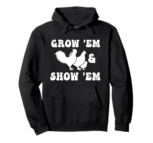 Züchte sie und zeig ihnen Faire Nutztierhühner Show Mama Hen Pullover Hoodie Züchte sie und zeig ihnen Faire Nutztierhühner Show Mama Hen Pullover Hoodie von Grow Em and Show Em Fair Livestock Chickens Hen