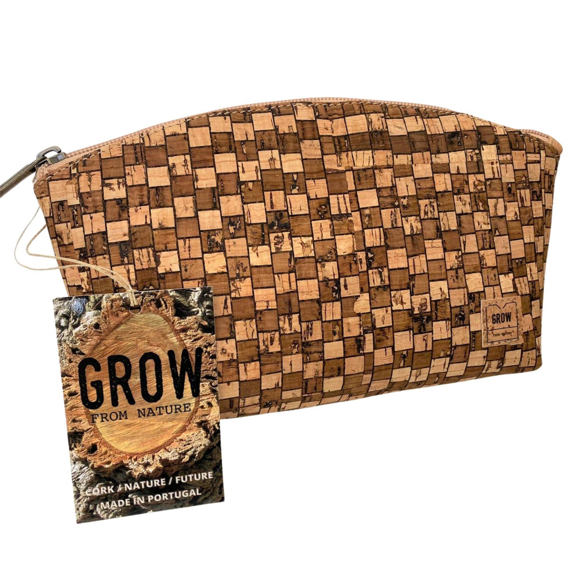 Umweltfreundliche Schwammtasche Aus Kork - Vegane Make-Up-Tasche, Leicht, Wasserdicht Und Peta-Zertifiziert Umweltfreundliche Schwammtasche Aus Kork - Vegane Make-Up-Tasche, Leicht, Wasserdicht Und Peta-Zertifiziert von GrowFromNature