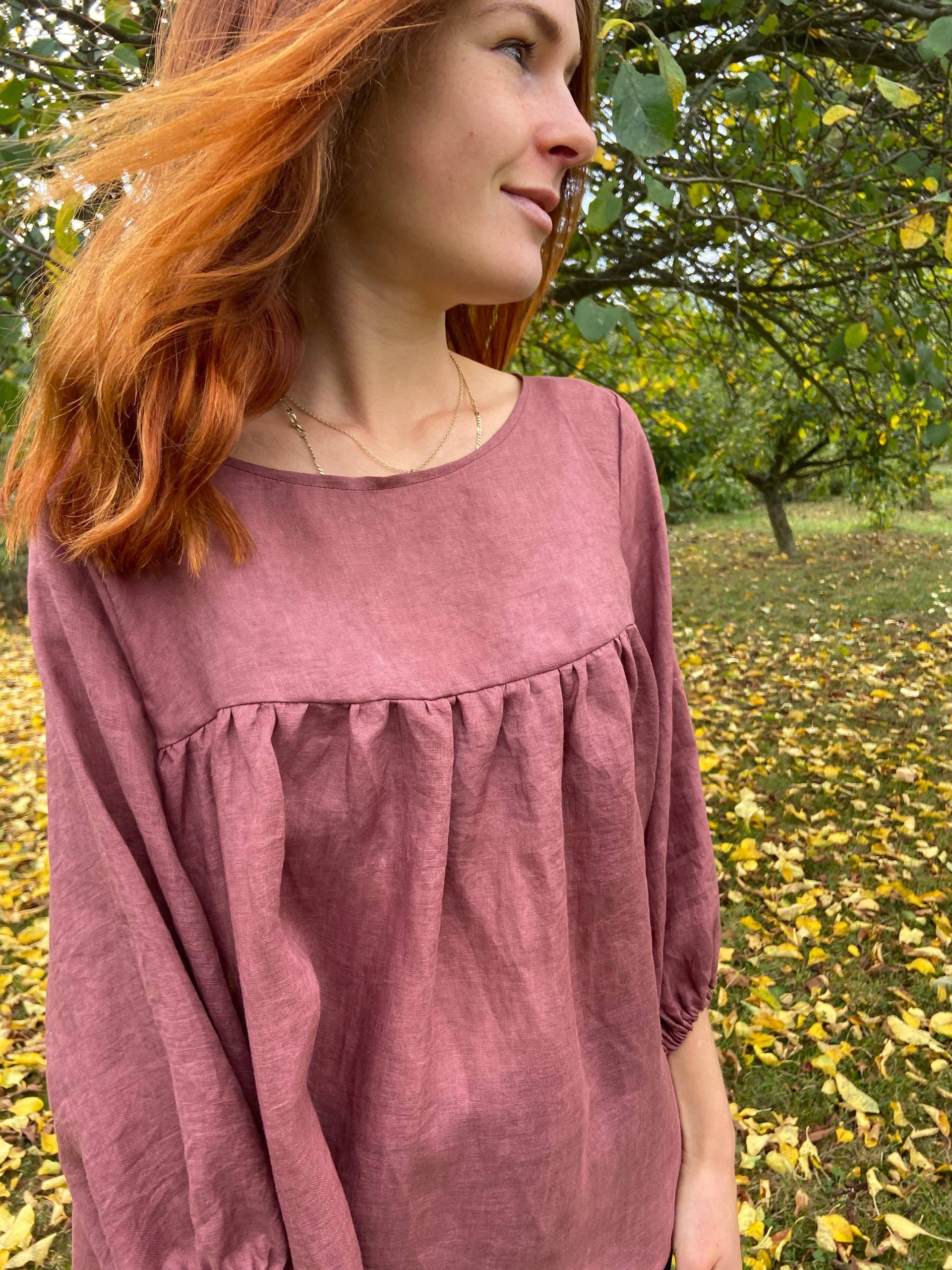 Bluse Aus 100% Leinen Bluse Aus 100% Leinen von GrowInFlow