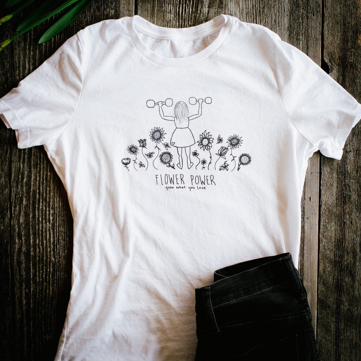 Flower-Power Zu Wachsen, Was Du Liebst-T-Shirt von GrowWhatYouLove
