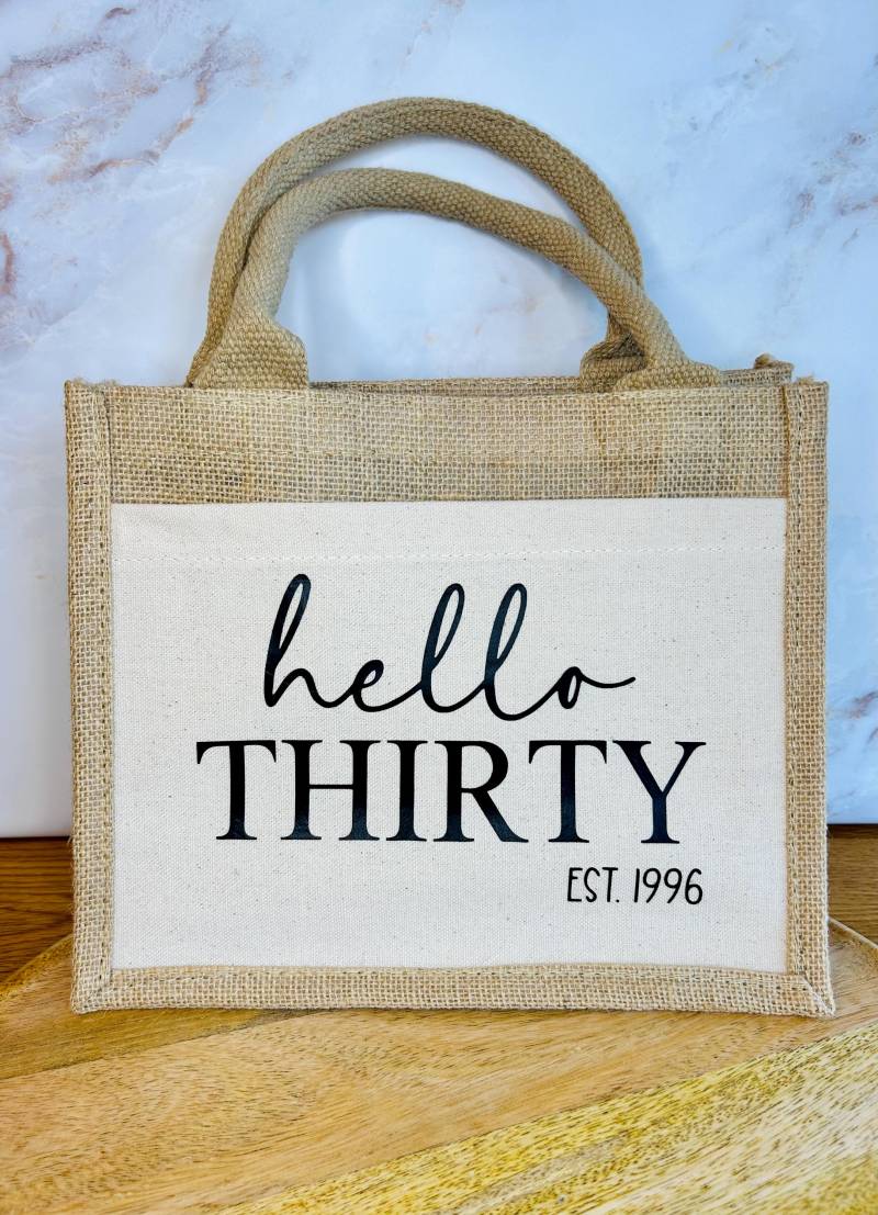 Personalisierbares Bügelbild Für Runden Geburtstag - Iron-On Transfer Diy Textildruck Shirts, Beutel & Mehr von GrowbyNadine