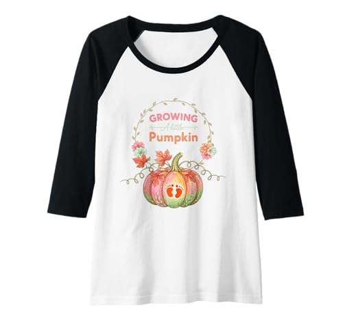 Damen Growing A Little Pumpkin Raglan Damen Growing A Little Pumpkin Raglan von Growing A Little Pumpkin Funny Ideas