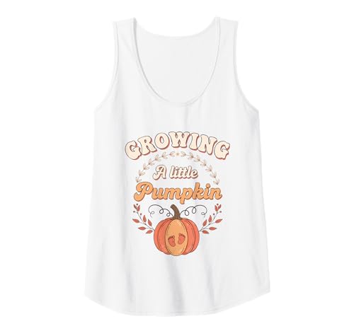 Damen Growing A Little Pumpkin Tank Top von Growing A Little Pumpkin Funny Ideas