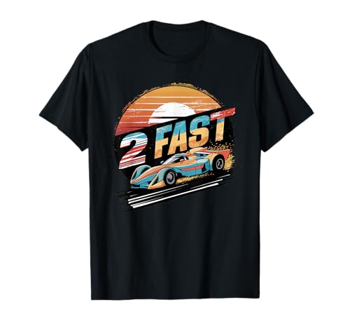 Two Fast Birthday Boy 2 Rennwagen, 2. Geburtstag, Mädchen, zwei Jahre T-Shirt Two Fast Birthday Boy 2 Rennwagen, 2. Geburtstag, Mädchen, zwei Jahre T-Shirt von Growing Up Two Fast Birthday Race Car Birthday