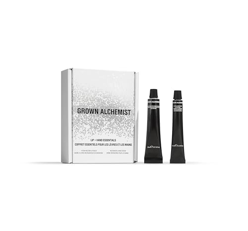 Grown Alchemist Hydrating Lip Balm & Restorative Hand Cream Kit - Nourishing, Soothing for Dry Hands & Lips – Natural, Organic, Vegan Beauty Gifts for Self-Care - Pamper Gift Set for Women, Christmas von Grown Alchemist