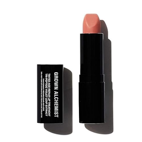 Grown Alchemist getönte Age-Repair-Lippenbehandlung: Nude Lip Balm -Feuchtigkeitsspendend und aufpolsternd für voller aussehende Lippen - Anti-Ageing bioaktive Botanicals und Peptide - 3.8g von Grown Alchemist