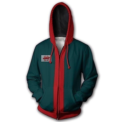 Groydbee Erwachsene Into The Spider Verse Jacke für Miles Kostüm Halloween Spider Cosplay 3D Gedruckt Hoodie Kapuzenpullover Sweatshirt, Meilen, Medium Groydbee Erwachsene Into The Spider Verse Jacke für Miles Kostüm Halloween Spider Cosplay 3D Gedruckt Hoodie Kapuzenpullover Sweatshirt, Meilen, Medium von Groydbee