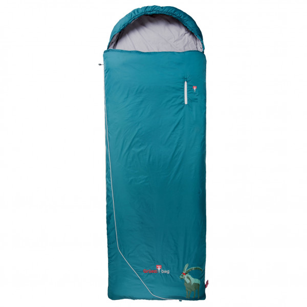 Grüezi Bag - Biopod Wolle Goas Comfort - Kunstfaserschlafsack Gr 191 cm blau von Grüezi Bag