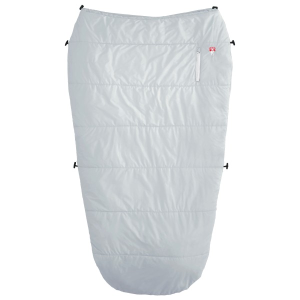 Grüezi Bag - Feater - The Feet Heater Light - Fußwärmer Gr 130 x 80 x 50 cm grau von Grüezi Bag