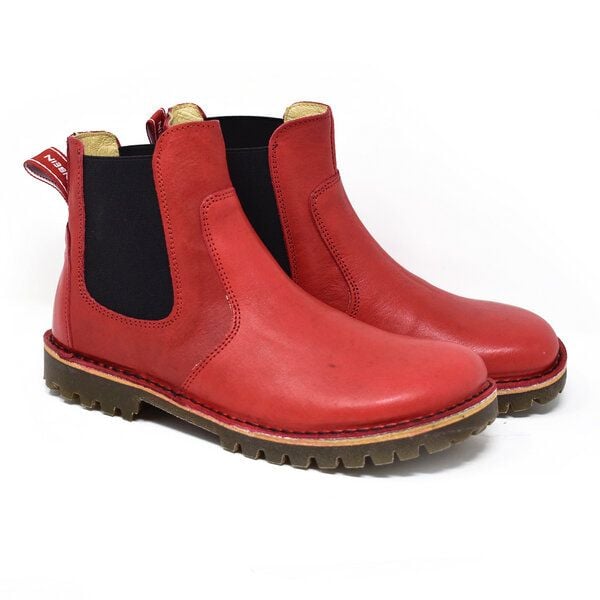 Grünbein Shoes Chelsea Boots Anke Naturform rot von Grünbein Shoes