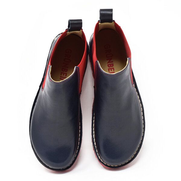 Grünbein Shoes Chelsea Boots Susanne Naturform blau von Grünbein Shoes