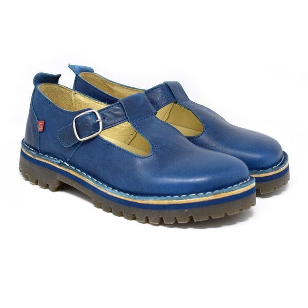 Grünbein Shoes Grünbein Spangen-Ballerinas Paula Naturform blau Grünbein Shoes Grünbein Spangen-Ballerinas Paula Naturform blau von Grünbein Shoes
