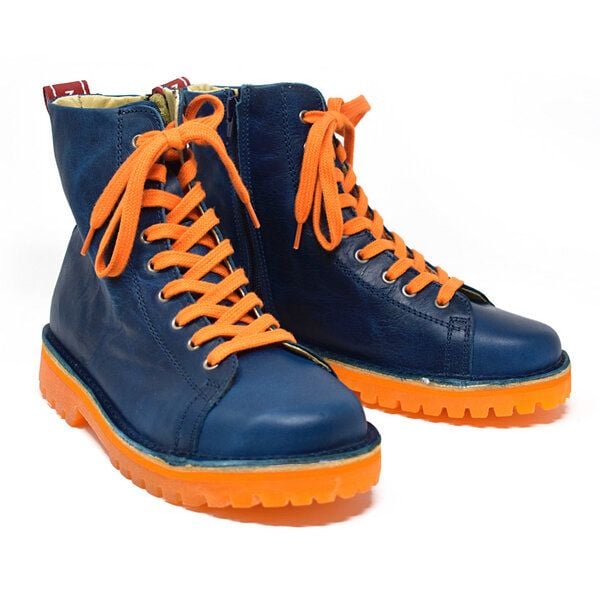 Grünbein Shoes Schnürboots Noa II lose Einlage blau-orange Grünbein Shoes Schnürboots Noa II lose Einlage blau-orange von Grünbein Shoes