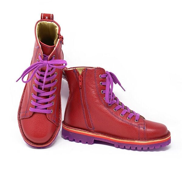 Grünbein Shoes Schnürboots Noa II lose Einlage rot von Grünbein Shoes