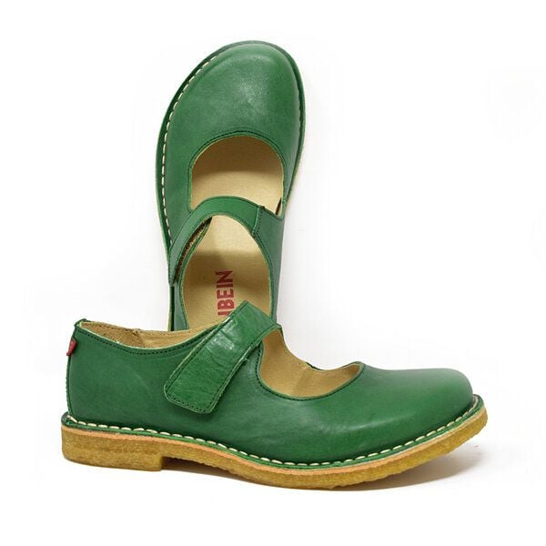 Grünbein Shoes Spangen-Ballerinas Gerda Naturform lose Einlage grün Grünbein Shoes Spangen-Ballerinas Gerda Naturform lose Einlage grün von Grünbein Shoes