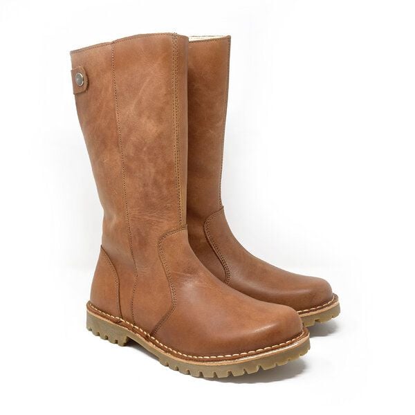 Grünbein Shoes Stiefel Charlotte Naturform Warmfutter lose Einlage camel von Grünbein Shoes