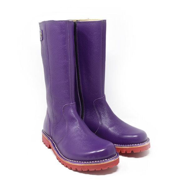 Grünbein Shoes Stiefel Charlotte Naturform lose Einlage lila von Grünbein Shoes