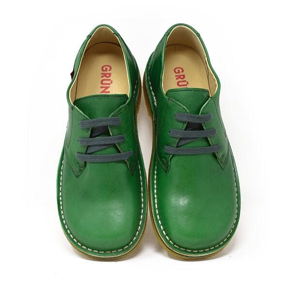 Grünbein Shoes Halbschuh Ella II Naturform lose Einlage grün von Grünbein Shoes