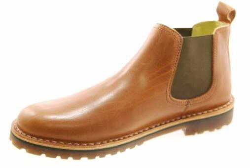 Grünbein Herren Chelsea Boots Reto lose Einlage, camel 42 von Grünbein