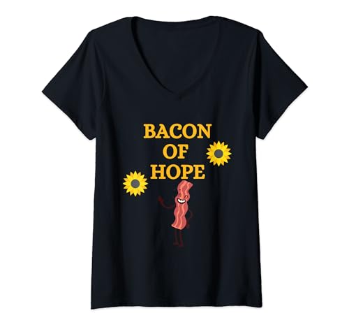 Damen Bacon of hope Baerbock Grüne Bundestag Anti-Grüne Partei T-Shirt mit V-Ausschnitt Damen Bacon of hope Baerbock Grüne Bundestag Anti-Grüne Partei T-Shirt mit V-Ausschnitt von Grüne Bacon of Hope Partei Bundestagswahl