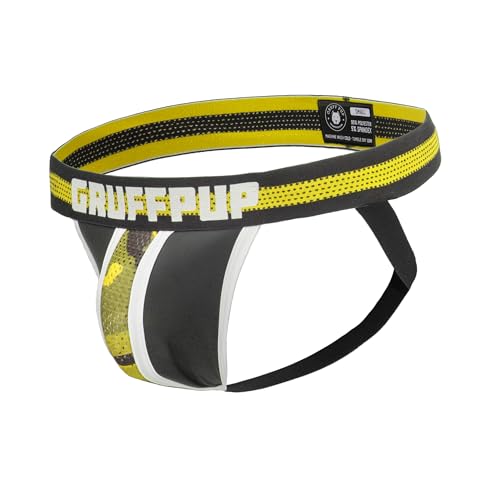 Gruff Pup Dominator Jockstrap, gelb, Large von Gruff Pup