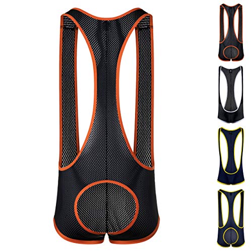Gruff Pup Mesh Singlet - Orange - XX-Large von Gruff Pup