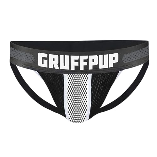 Gruff Pup Revealer Jockstrap, Dunkelkammer Grau, Large von Gruff Pup