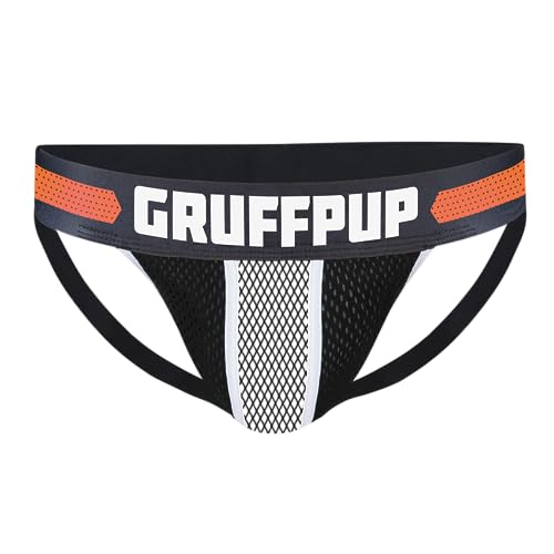Gruff Pup Revealer Jockstrap, Octane Orange, Large von Gruff Pup