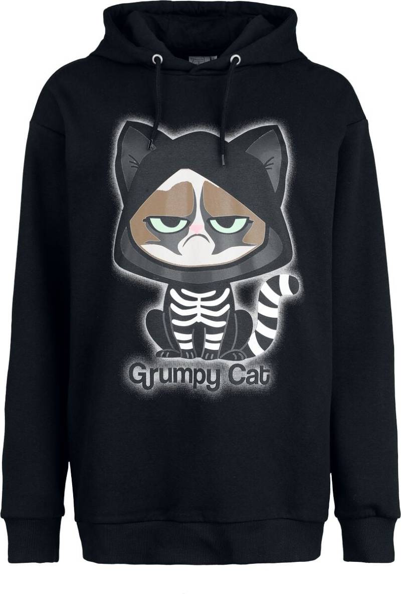 Grumpy Cat Kapuzenpullover - Grumpy Cat - Oversize - S bis 3XL - für Damen - Größe S - schwarz  - EMP exklusives Merchandise! von Grumpy Cat