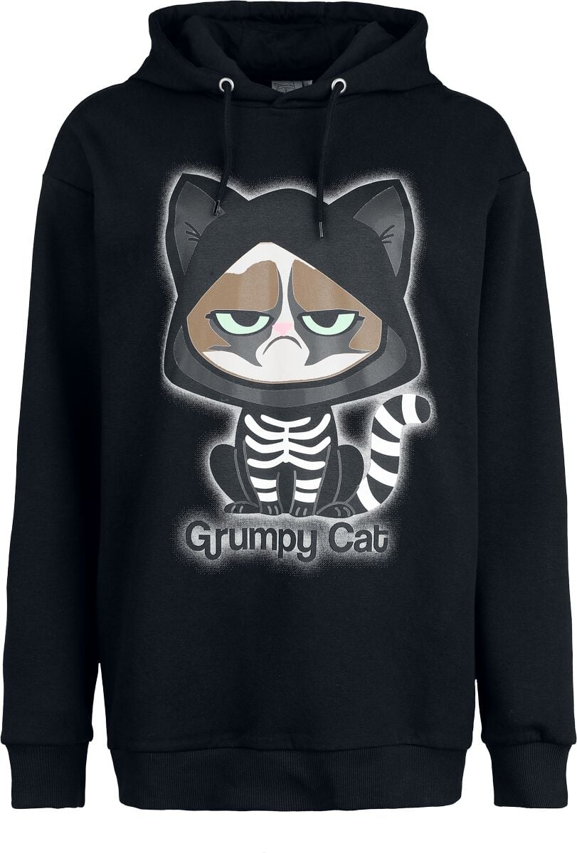 Grumpy Cat Kapuzenpullover - Grumpy Cat - Oversize - S bis 3XL - für Damen - Größe XL - schwarz - EMP exklusives Merchandise! Grumpy Cat Kapuzenpullover - Grumpy Cat - Oversize - S bis 3XL - für Damen - Größe XL - schwarz - EMP exklusives Merchandise! von Grumpy Cat
