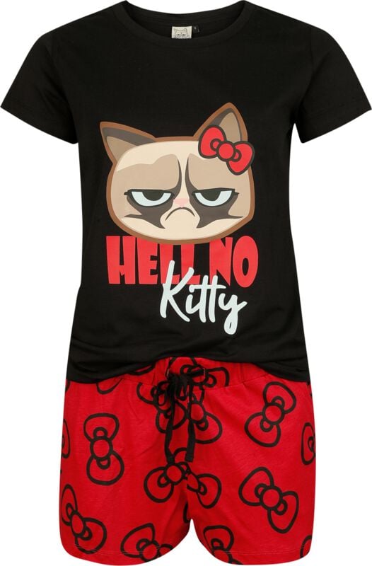 Grumpy Cat Schlafanzug - Grumpy Cat - Hell No Kitty - S bis 3XL - für Damen - Größe 3XL - multicolor - EMP exklusives Merchandise! Grumpy Cat Schlafanzug - Grumpy Cat - Hell No Kitty - S bis 3XL - für Damen - Größe 3XL - multicolor - EMP exklusives Merchandise! von Grumpy Cat