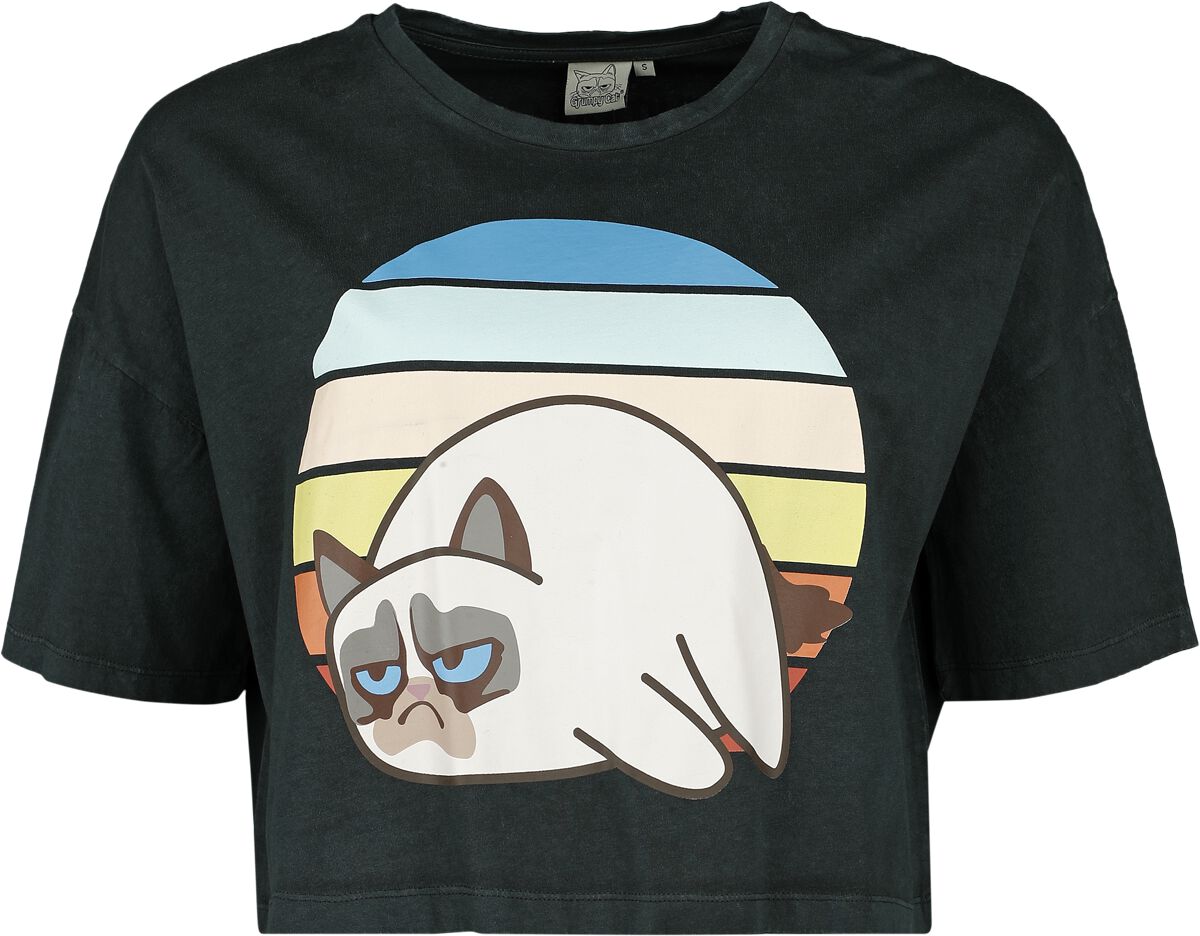 Grumpy Cat Top - Grumpy Sunset - M bis 3XL - für Damen - Größe XXL - multicolor - EMP exklusives Merchandise! Grumpy Cat Top - Grumpy Sunset - M bis 3XL - für Damen - Größe XXL - multicolor - EMP exklusives Merchandise! von Grumpy Cat