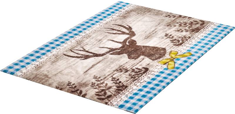 Grund Fußmatte "Hubertus" rechteckig 8 mm Höhe Schmutzfangmatte, In- und Outdoor geeignet, waschbar von Grund