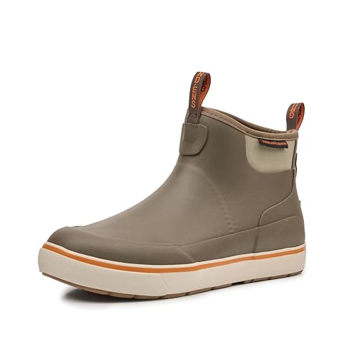 Grundens Herren DECK-BOSS Stiefelette | Strapazierfähig, Wasserdicht, otter, 43 EU von Grundéns