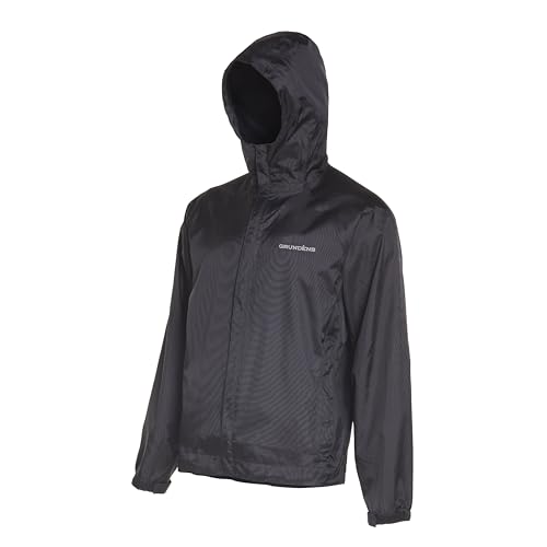 Grundéns Weather Watch Wasserdichte & Atmungsaktive Jacke, Black, XL von Grundéns